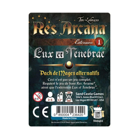 Res Arcana : Lux et Tenebrae - Mages Alternatifs