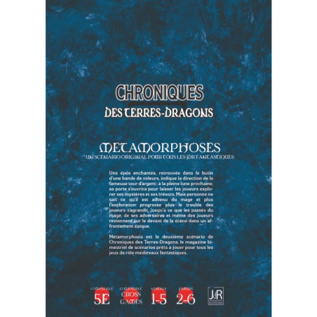 Chroniques Terres Dragons – 1 Métamorphoses