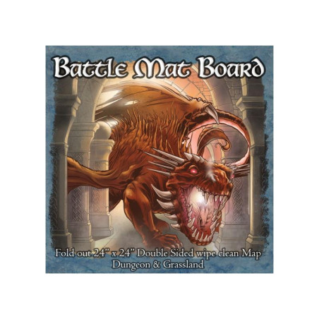 Battle Mat Board - Grass & Flagstone