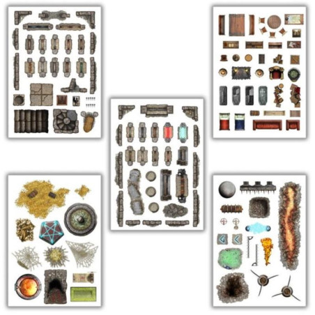 Livre Plateau de Jeu : Décorations Fantasy