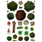 Livre Plateau de Jeu : Décorations Région Sauvage