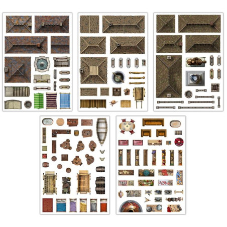 Livre Plateau de Jeu : Décorations Ville