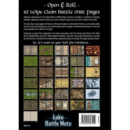 Livre Plateau de Jeu : Giant Book of Battle Mats 2