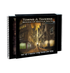 Livre Plateau de Jeu : Pack de 2 Livres Towns & Taverns