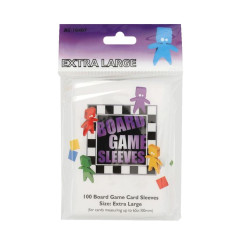 BOARD GAME SLEEVES : EXTRA LARGE 65X100MM (x100)
