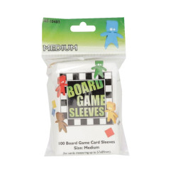 BOARD GAME SLEEVES : MEDIUM 57X89MM (x100)