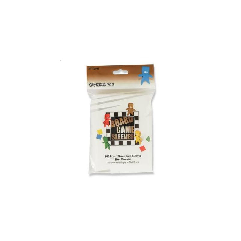 BOARD GAME SLEEVES : OVERSIZE 79X120MM (x100)