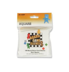 BOARD GAME SLEEVES : SQUARE 70X70M (x100)