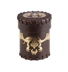 Coupe à dés en cuir - Dragon