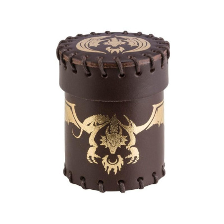 Coupe à dés en cuir - Dragon