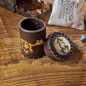 Coupe à dés en cuir - Dragon