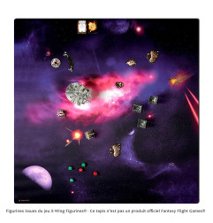 WOGAMAT - Tapis néoprène Galaxie 92x92 cm