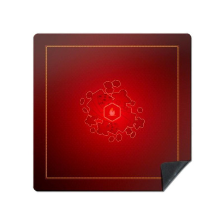 WOGAMAT - Tapis Multijeux XL Rouge 92x92cm