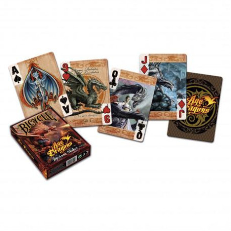 Cartes Bicycle - Age of Dragons (Anne Strokes)