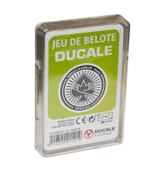 Jeu de 32 cartes Belote Ducale (Boite Cristal)
