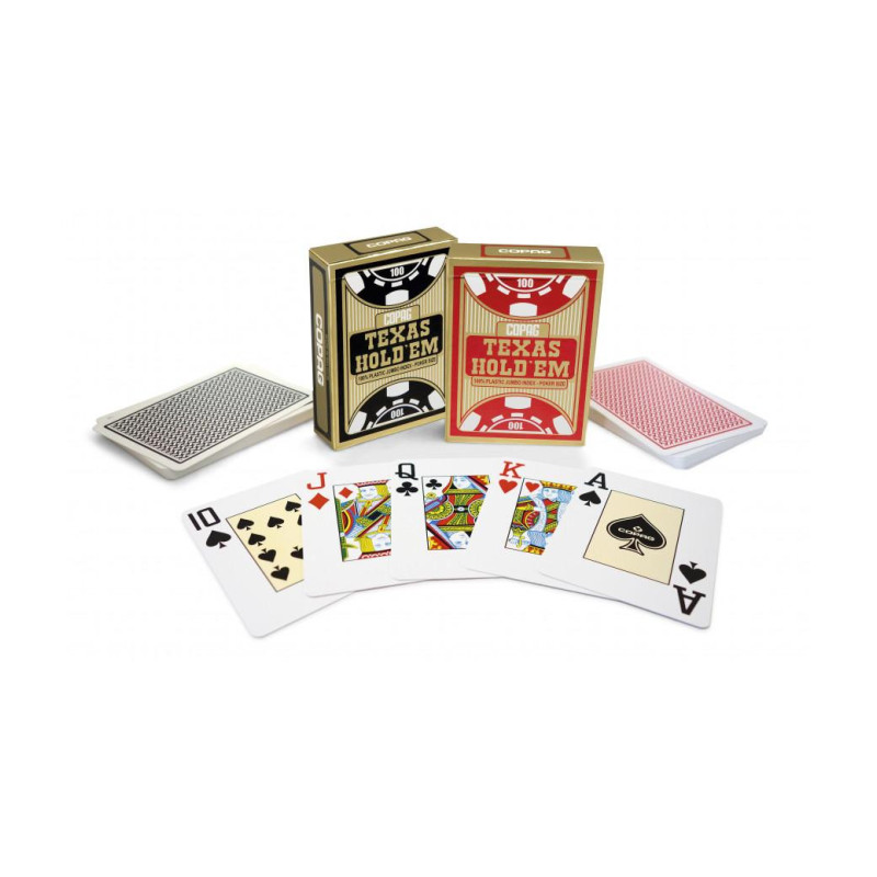 Cartes Poker Copag - Gold 100% Plastique