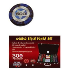 Mallette Poker Crown 300 jetons 14g