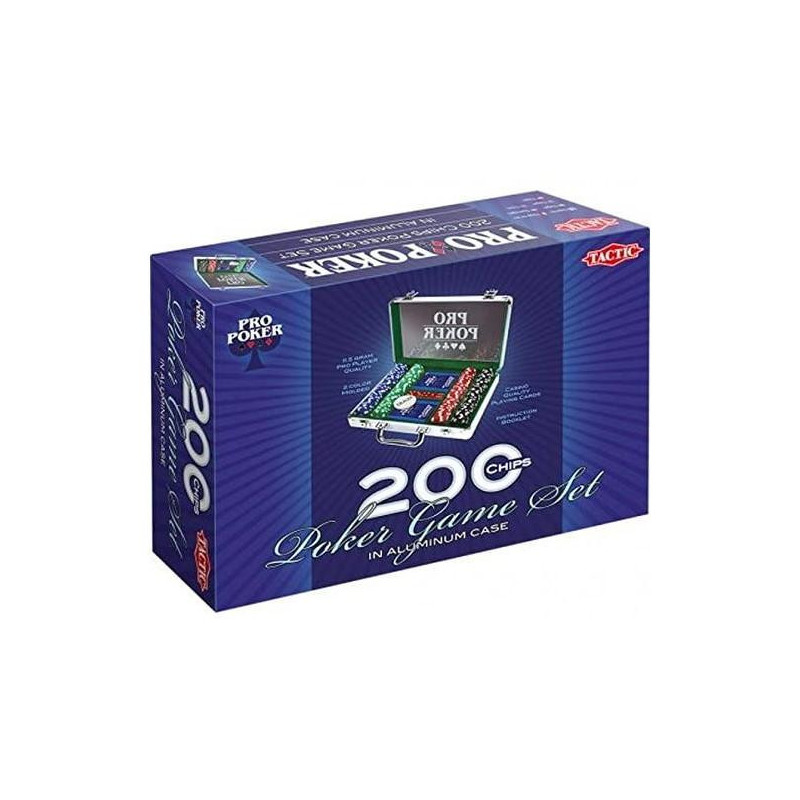 Mallette Pro Poker 200 jetons 11,5g