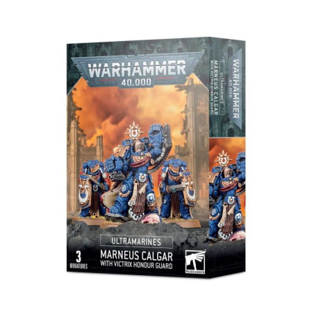 Marneus Calgar avec Garde d'Honneur Victrix