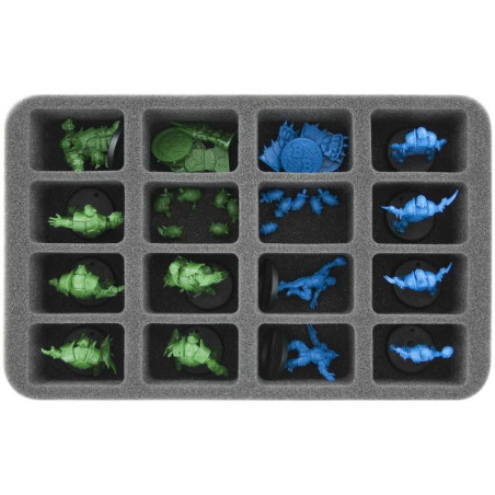 Feldherr Boîte Verte pour 16 figurines Blood Bowl