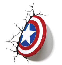 Lampe 3D Marvel Bouclier Captain America