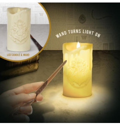 Lampe Harry Potter avec baguette de contrôle