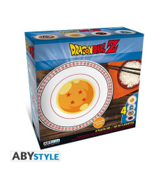 Set de 4 Assiettes Dragon Ball