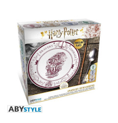 Set de 4 Assiettes Harry Potter