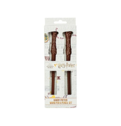 Set Stylo et Crayon Baguettes Magiques Harry Potter