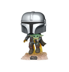 Star Wars The Mandalorian POP! Mando Flying w/ Jet
