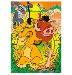 Puzzle 104p + 3D - Le Roi Lion