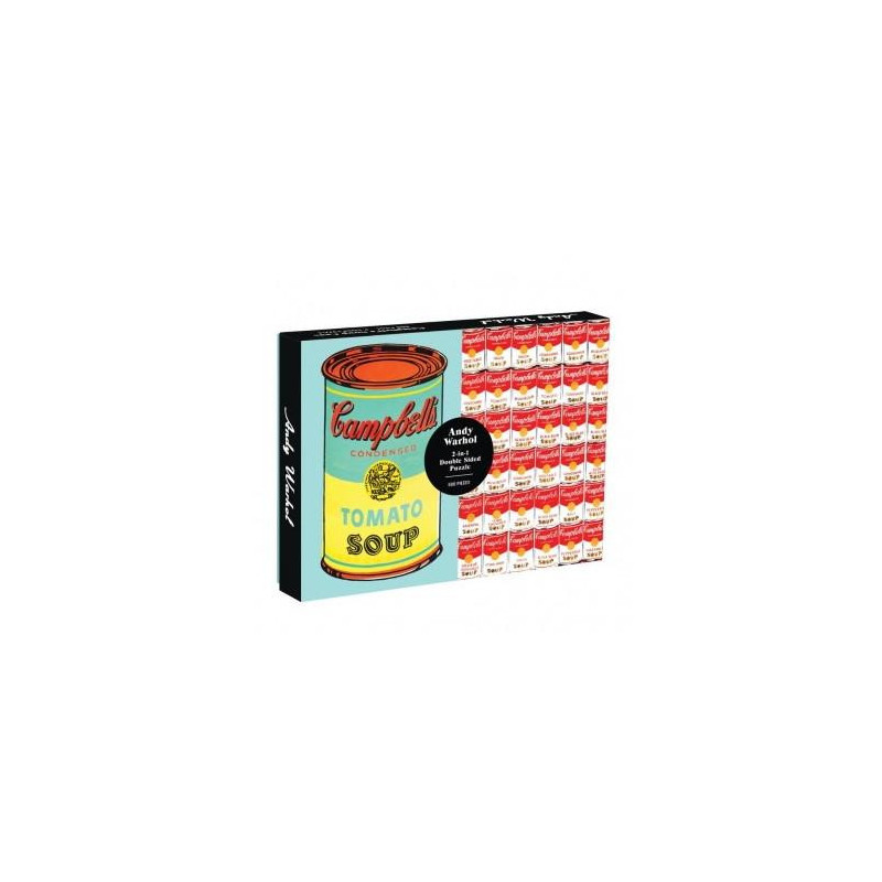 Puzzle 500p - Andy Warhol Soup Can 2 Faces