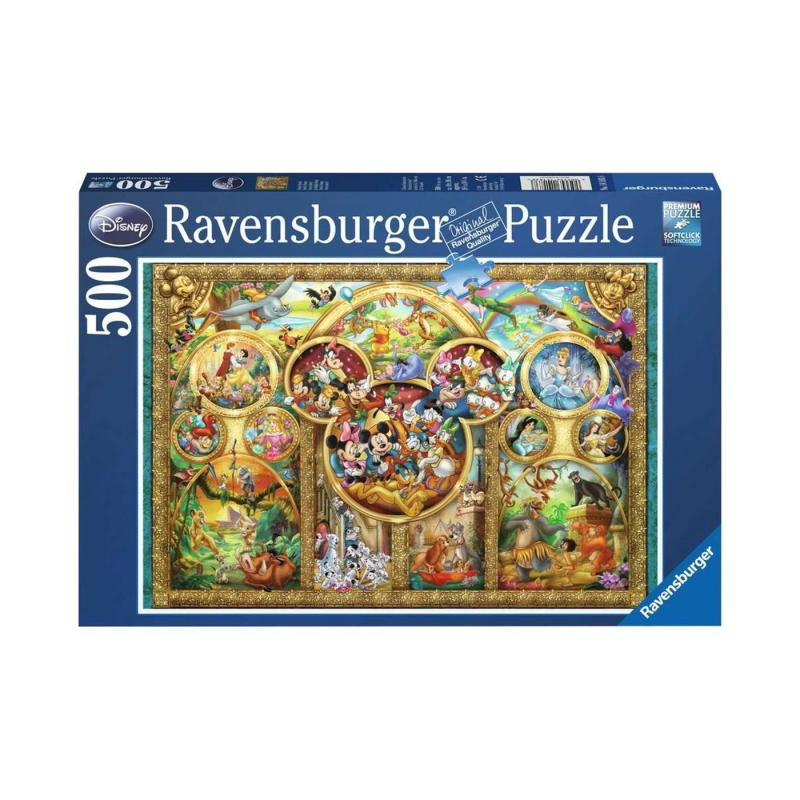 Puzzle 500p - Famille Disney