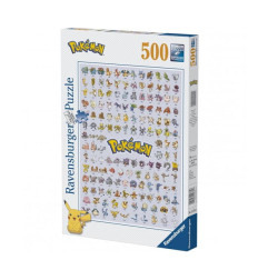 Puzzle 500p - Pokémon Attrapez les tous