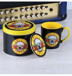 Boite Cadeau avec Mug et Sous-Verre - Guns'n'Roses