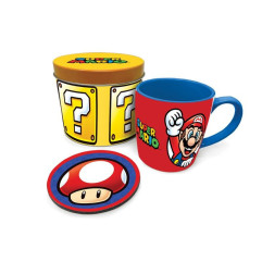 Boite Cadeau avec Mug et Sous-Verre - Super Mario