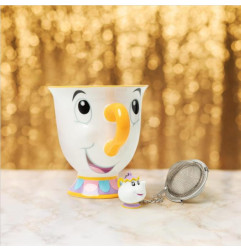 Disney Tasse Zip et Infuseur de thé Madame Samovar
