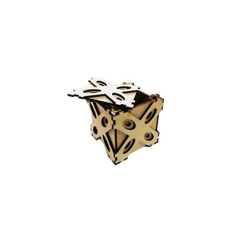 Boîte secrète Marron "Coeur"