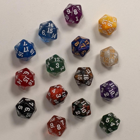 Dé Spindown D20 pour Magic