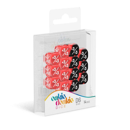 Dés marqueurs Positif/Négatif pour Magic (x14)