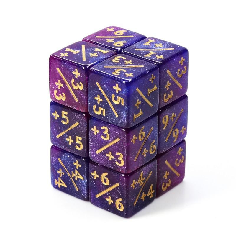 Dés marqueurs Positif 16mm pour Magic (x6)