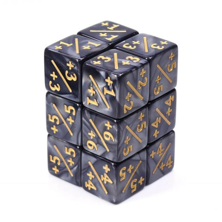Dés marqueurs Positif 16mm pour Magic (x6)