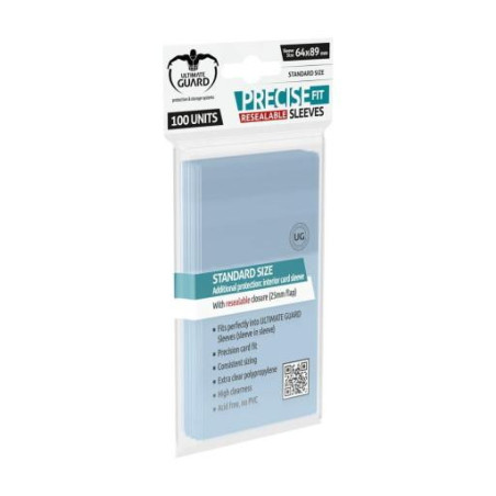 Sleeves Precise Fit Refermables Ultimate Guard (x100)