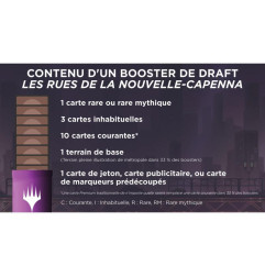 MTG Booster de Draft Nouvelle-Capenna