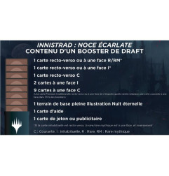 MTG Booster de Draft Innistrad Noce Ecarlate