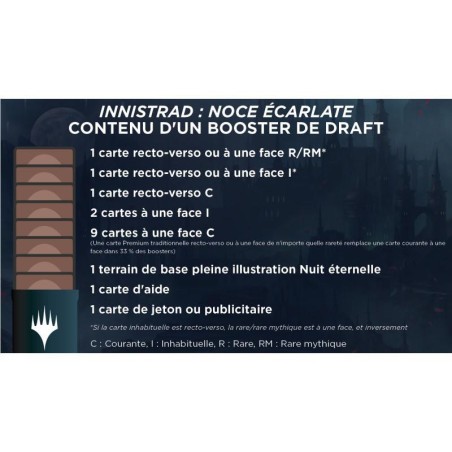 MTG Booster de Draft Innistrad Noce Ecarlate