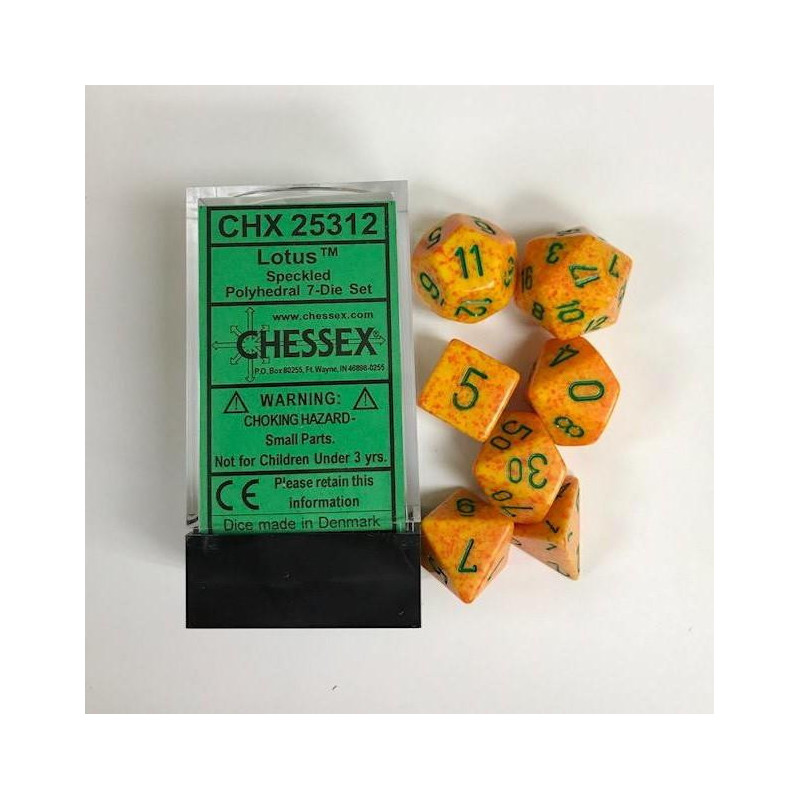 Série de 7 dés RPG Speckled Chessex
