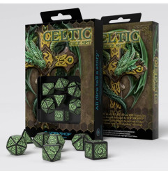Série de 7 dés RPG Celtic QWorkshop