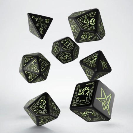 Série de 7 dés RPG Cthulhu QWorkshop