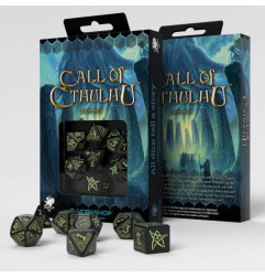 Série de 7 dés RPG Cthulhu QWorkshop